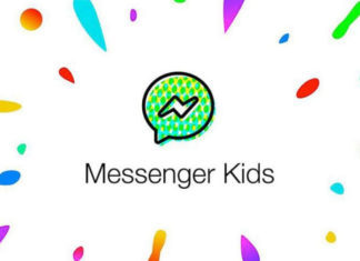Leter e Hapur Facebook: Mbyll Messenger Kids Logo e messenger kids te facebook per femijet