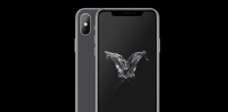 Karikimi pa Kavo i iPhone 8 e X Mund të Dobësojë Baterinë dy telefona iphone 8 dhe iphone ngjyre gri te erret ne sfond te zi