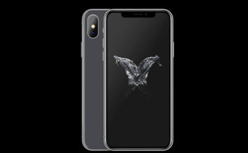 Karikimi pa Kavo i iPhone 8 e X Mund të Dobësojë Baterinë dy telefona iphone 8 dhe iphone ngjyre gri te erret ne sfond te zi
